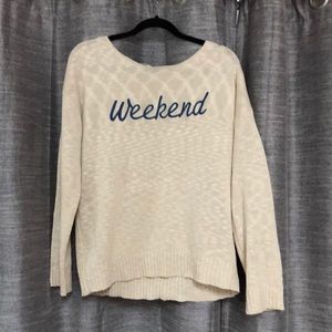 Weekend sweater